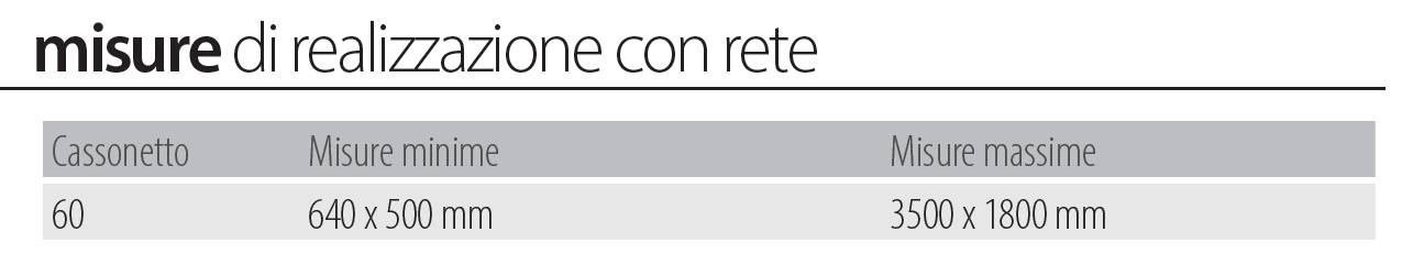 Misure realizzazione moovica